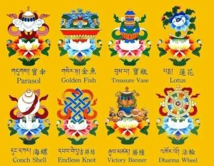 Eight Auspicious Symbols: Tibetan Buddhist Blessings & Meaning
