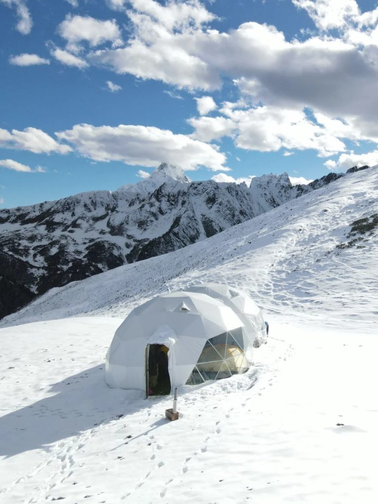 Camping in the Snow Mountains