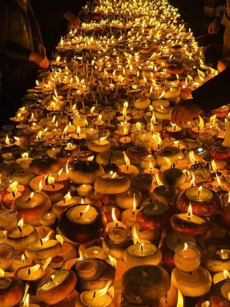 Lighting Butter Lamps